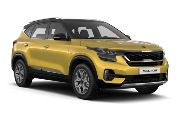 KIA Seltos Starbright Yellow / Cherry Black